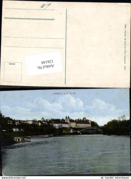 126144,Lambach Partie im Ort 1914