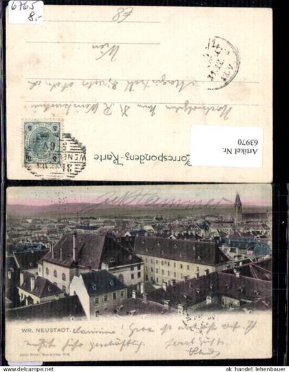 63970,Wiener Neustadt Ortsansicht