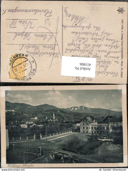 415406,Wolfsberg Teilansicht Bergkulisse