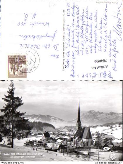 764096 Maria Alm am Steinernen Meer Alm Leoganger Steinberge Bez. Zell am See