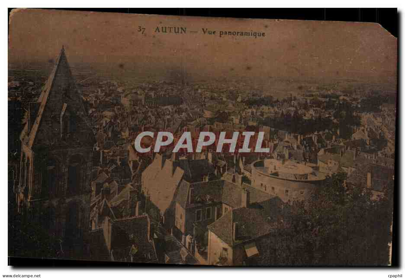Autun - Vue Panoramique - CPA