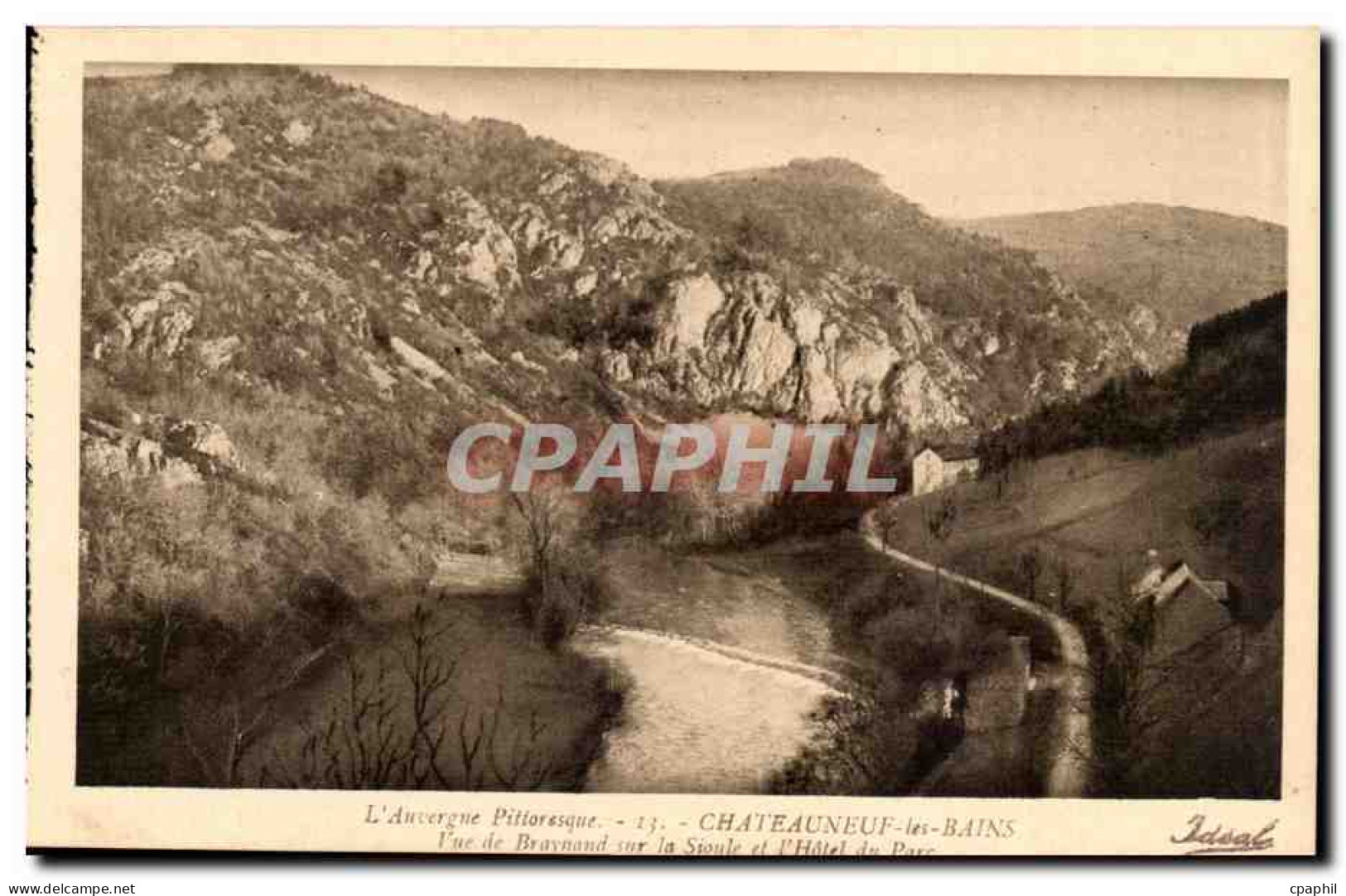 Auvergne - Chateuneuf les bains CPA