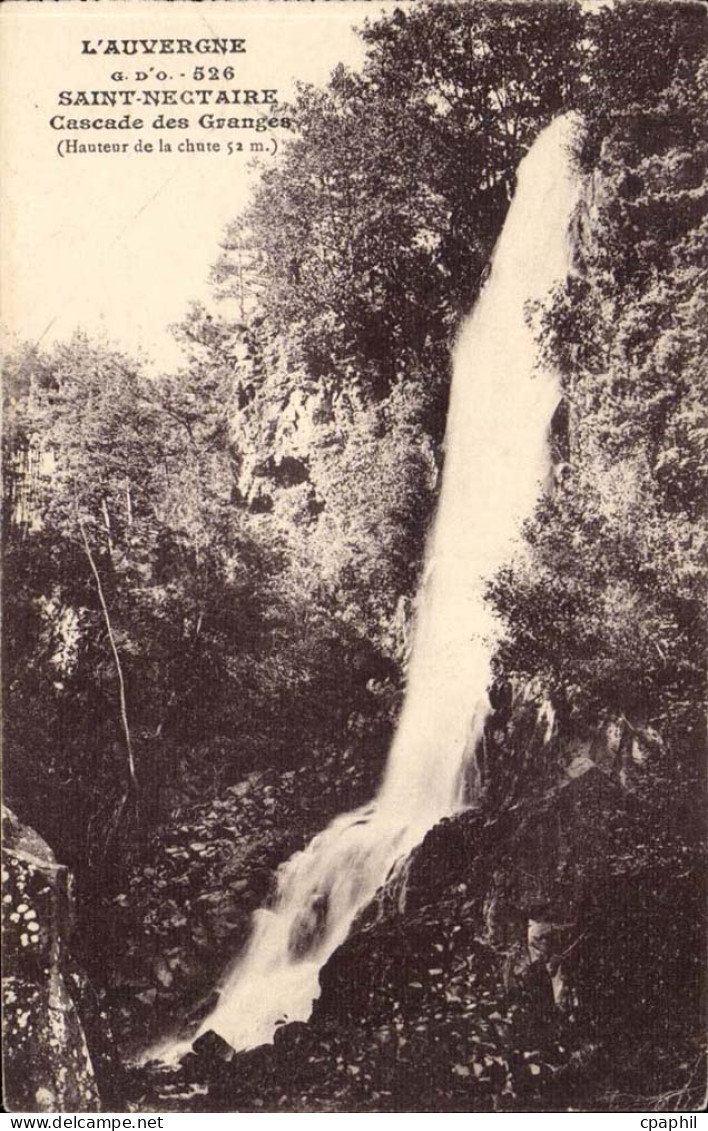Auvergne CPA Saint Nectaire Cascade des Granges