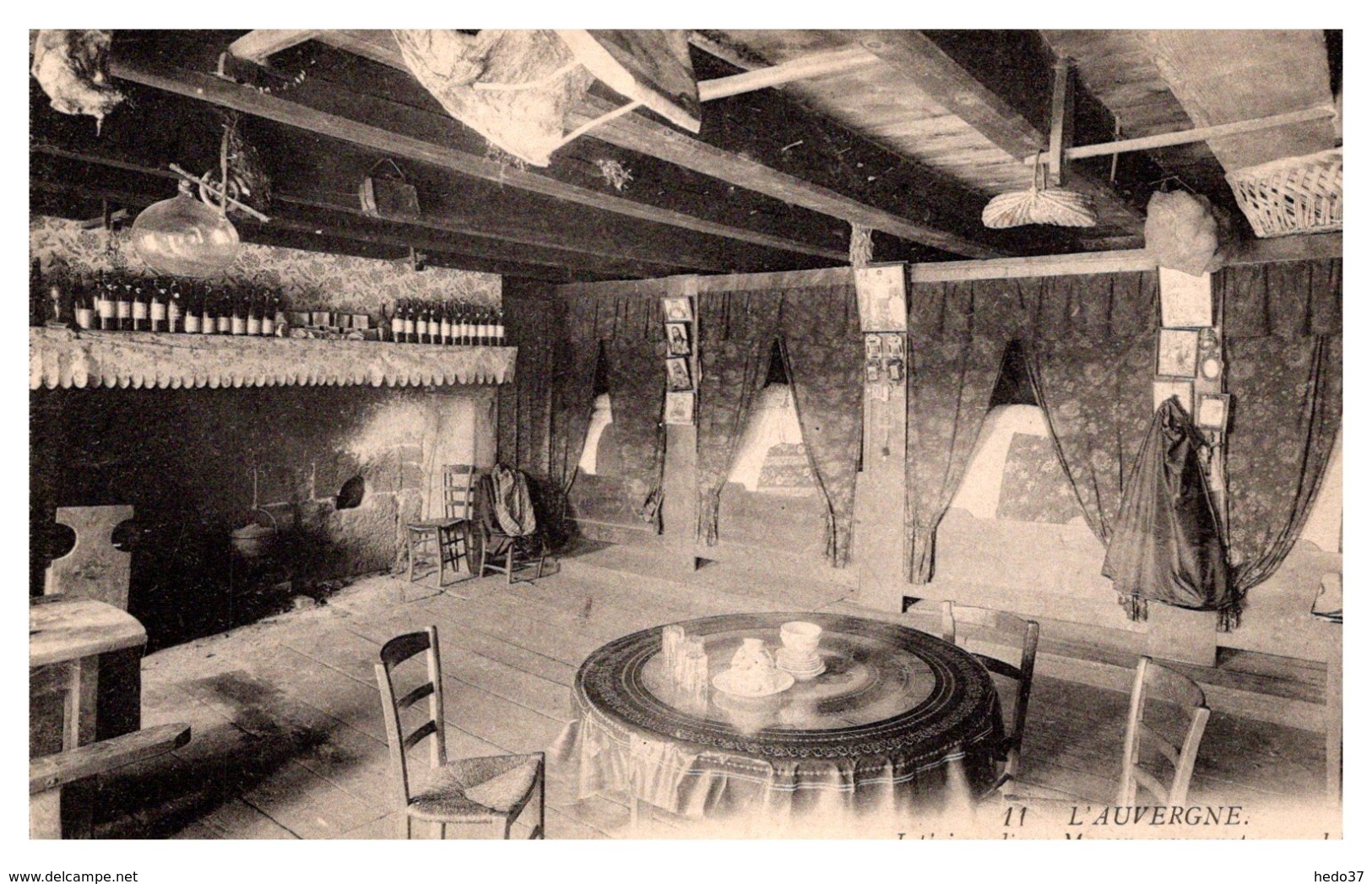 Auvergne - Intérieur d'une maison auvergnate