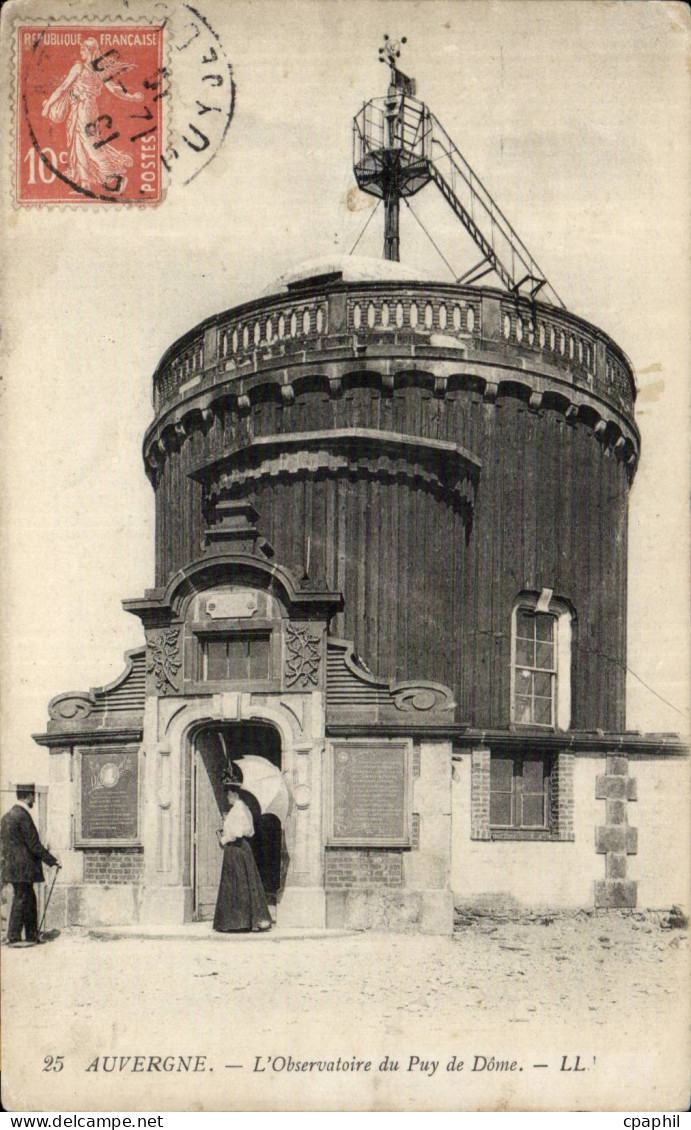 Auvergne - L Observatoire du Puy de Dome - CPA