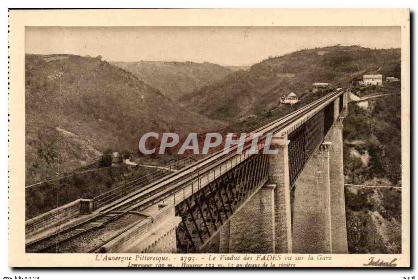 Auvergne - Le Viaduc des Fades - CPA