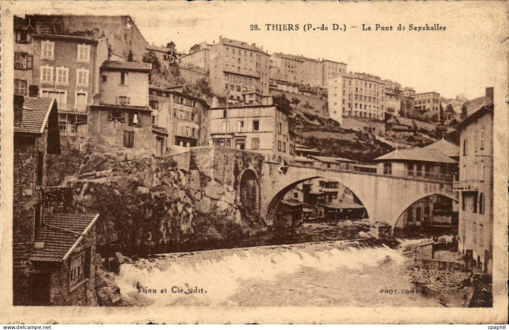 Auvergne Thiers Le pont de Seychalles