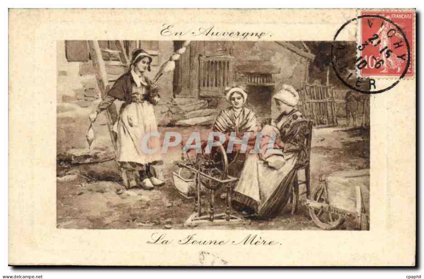 Auvergne - Types Auvergne - La Jeune Mere CPA