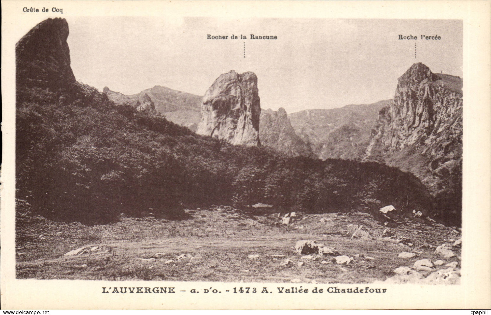 Auvergne - Vallee de Chaudefour - CPA