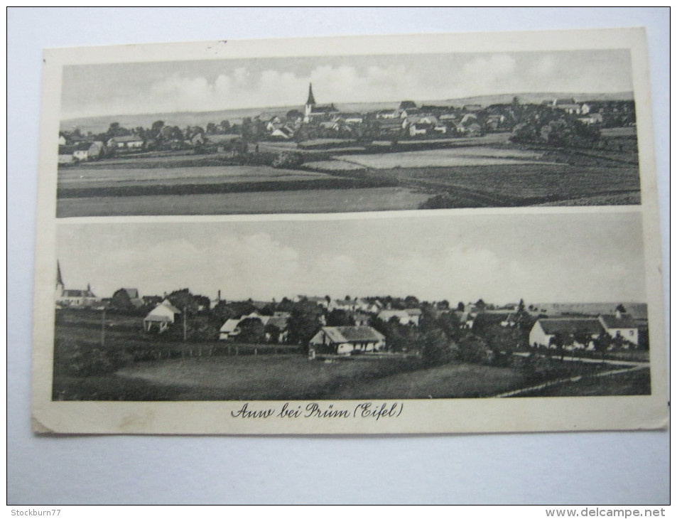 AUW , Praun , Prüm , Schöne Karte  um 1939  mit Stempel     2 Abbildungen