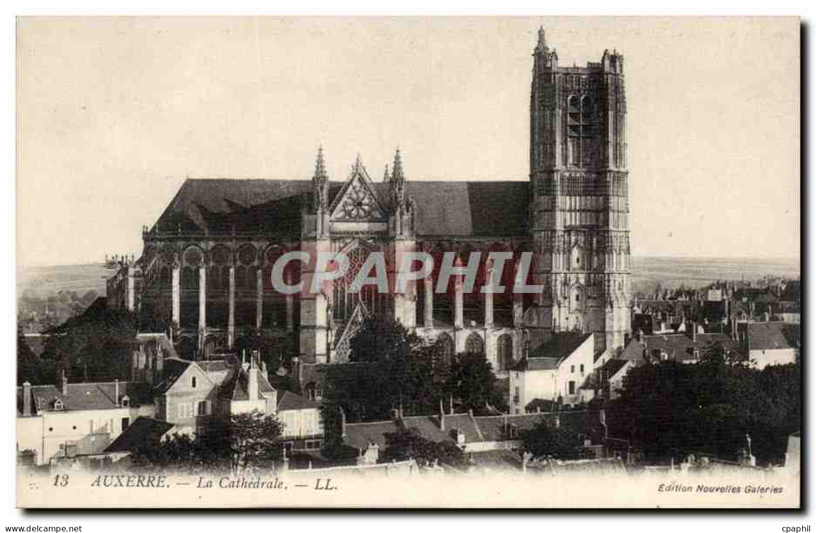 Auxerre CPA La cathedrale