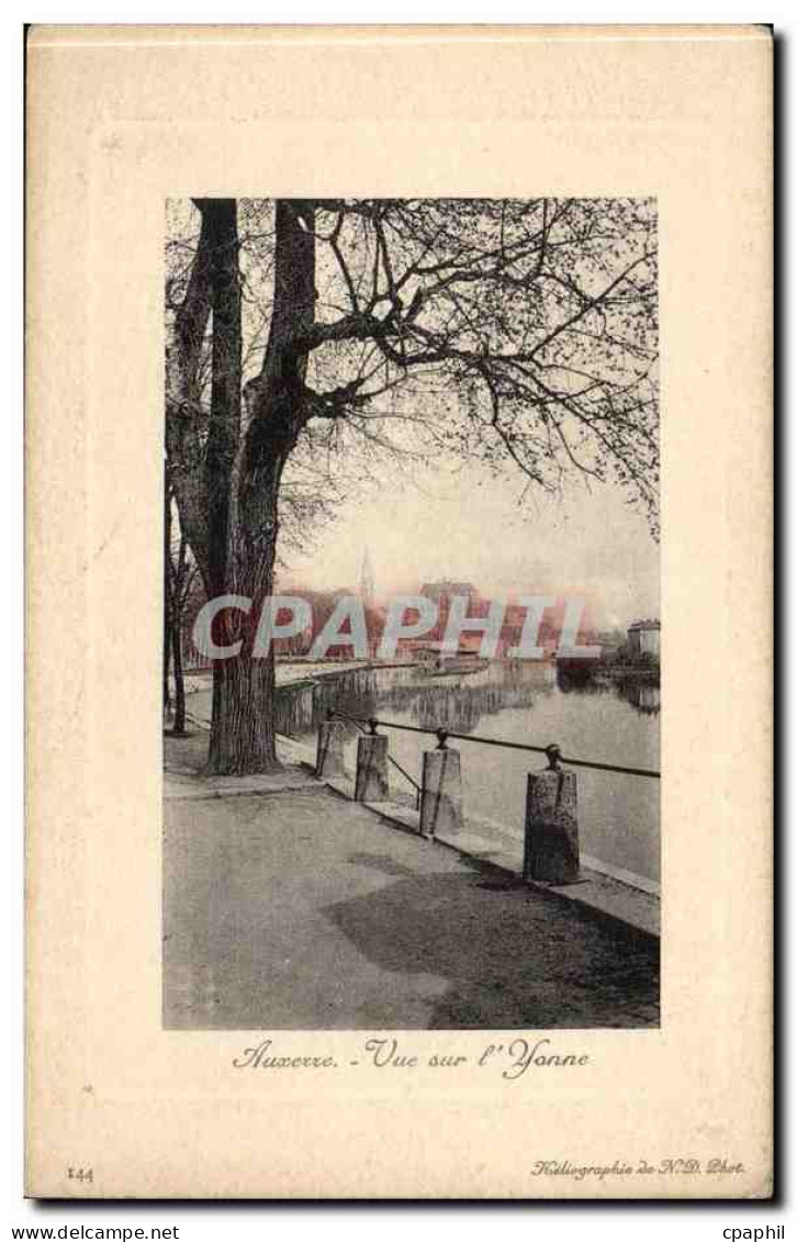 Auxerre- Vue sur l'Yonne - CPA