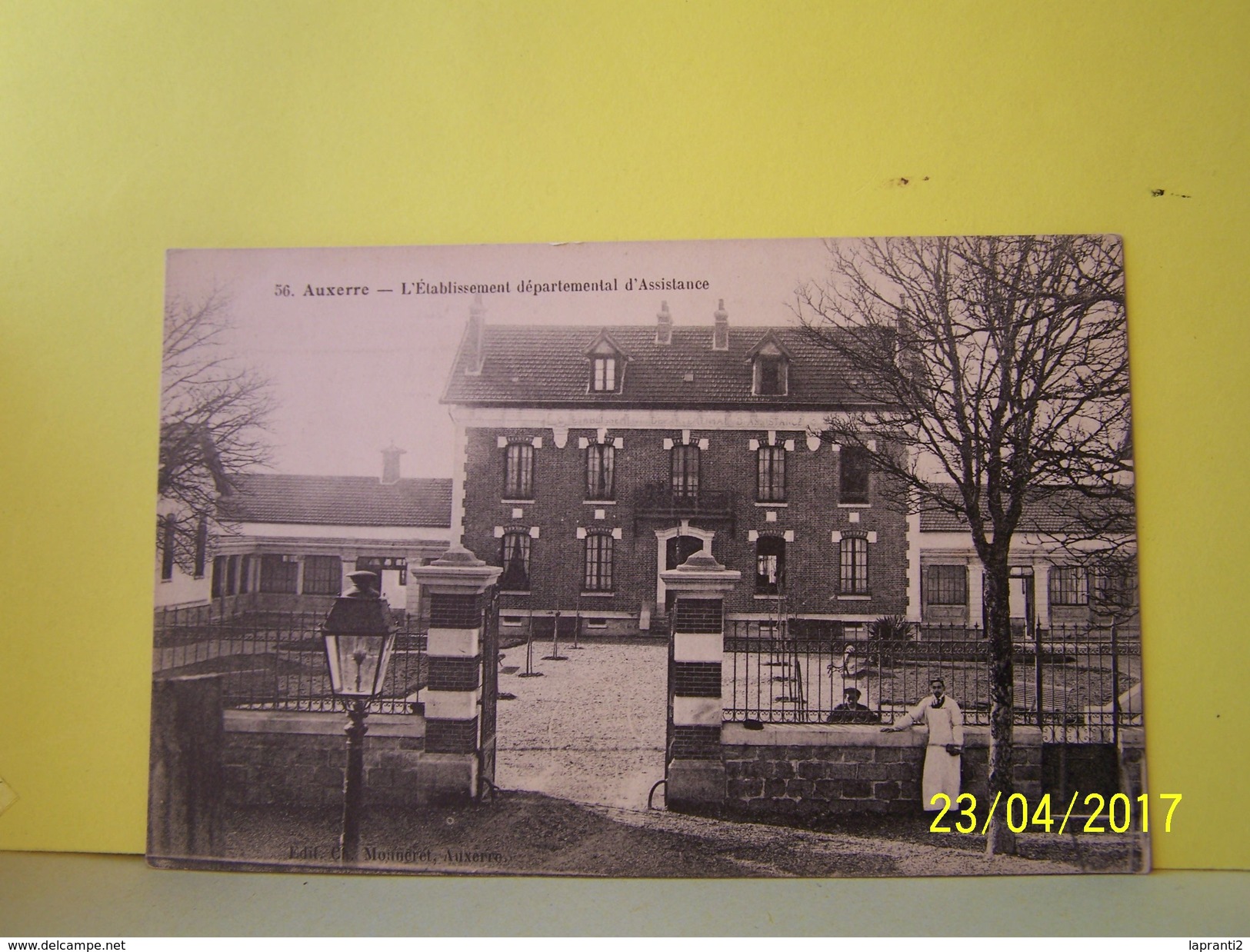 AUXERRE (YONNE) L'ETABLISSEMENT DEPARTEMENTAL D'ASSISTANCE.