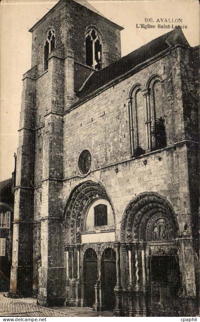 Avallon CPA L'eglise Saint Lazare