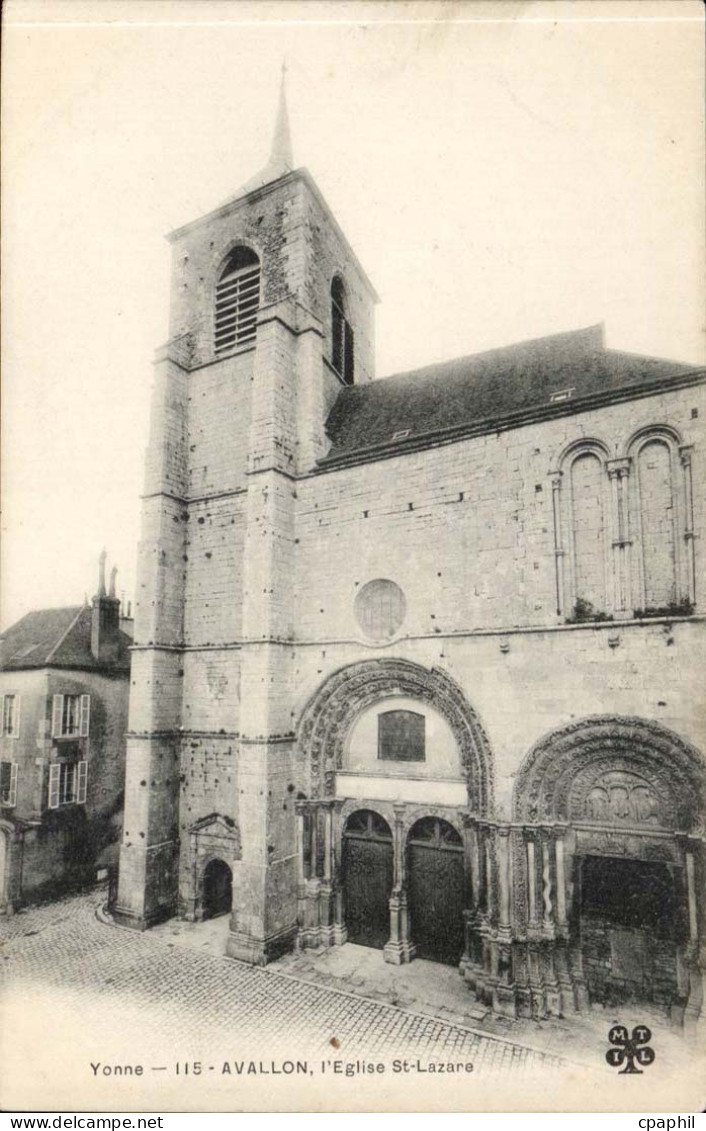 Avallon CPA L'eglise St Lazare