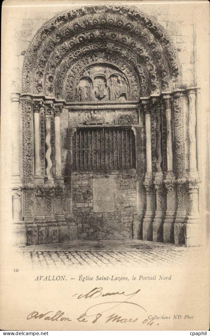 Avallon - Eglise Saint Lazare - CPA