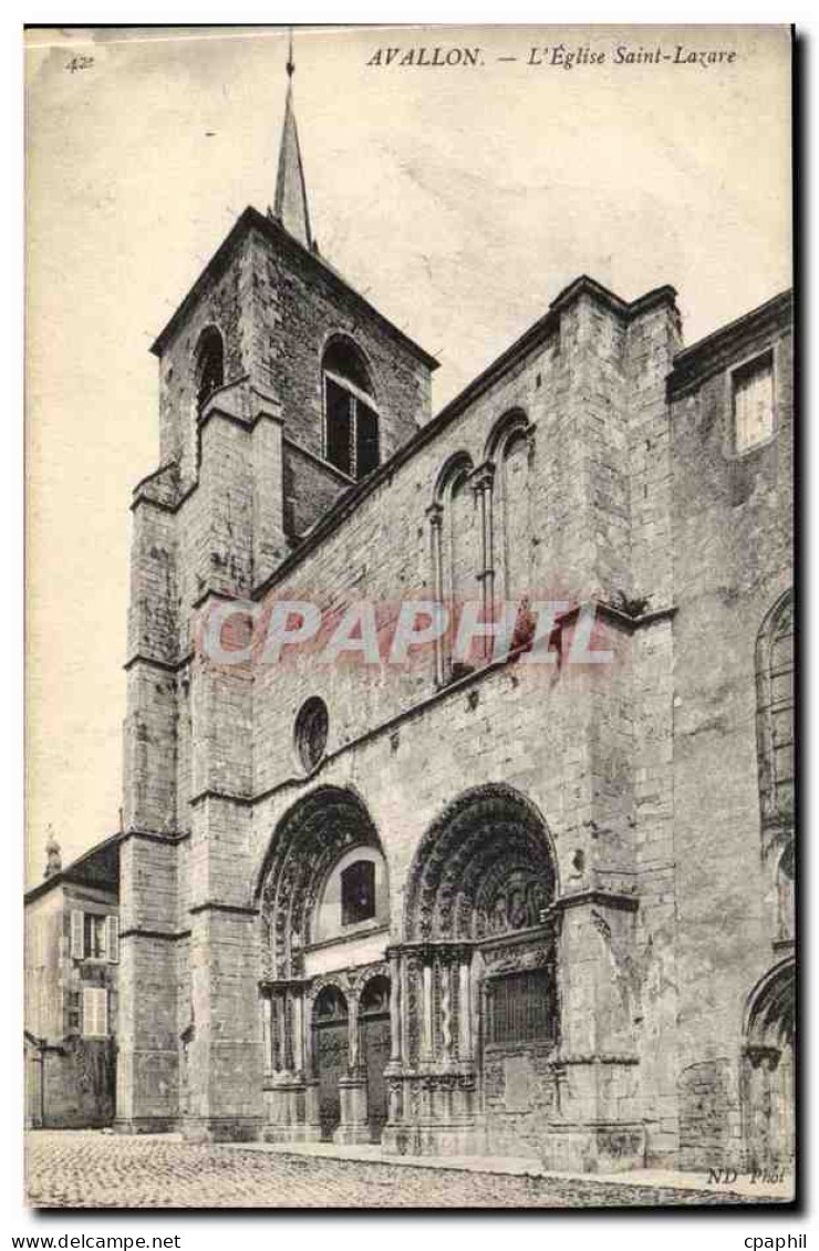 Avallon - Eglise Saint Lazare - CPA