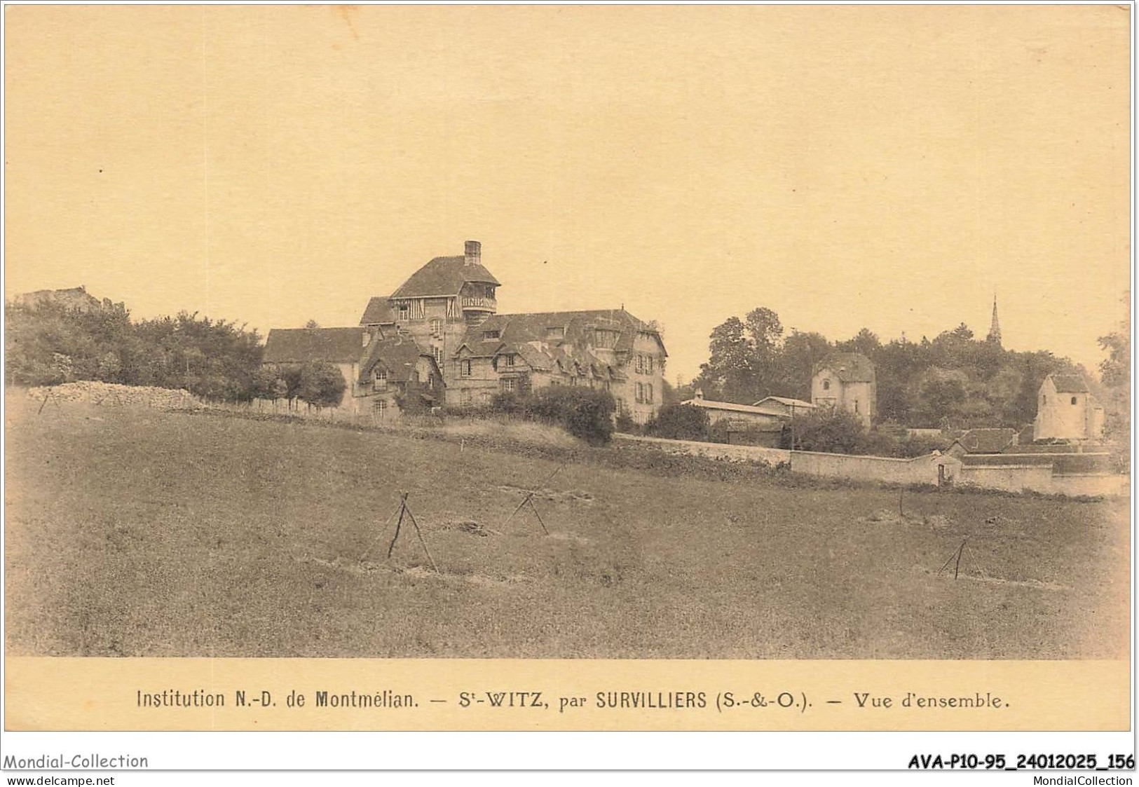 AVAP10-0828-95 - SAINT-WITZ - par SURVILLIERS - Vue d'ensemble