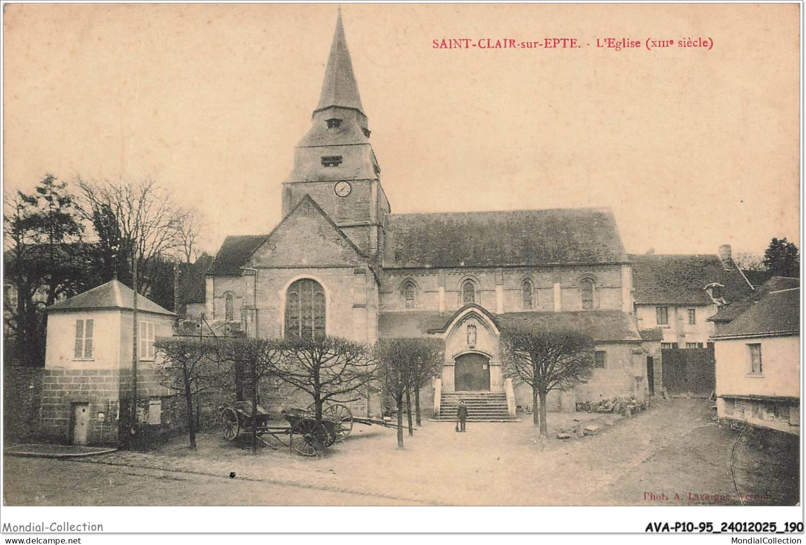 AVAP10-0845-95 - SAINT-CLAIR-SUR-EPTE - L'Eglise