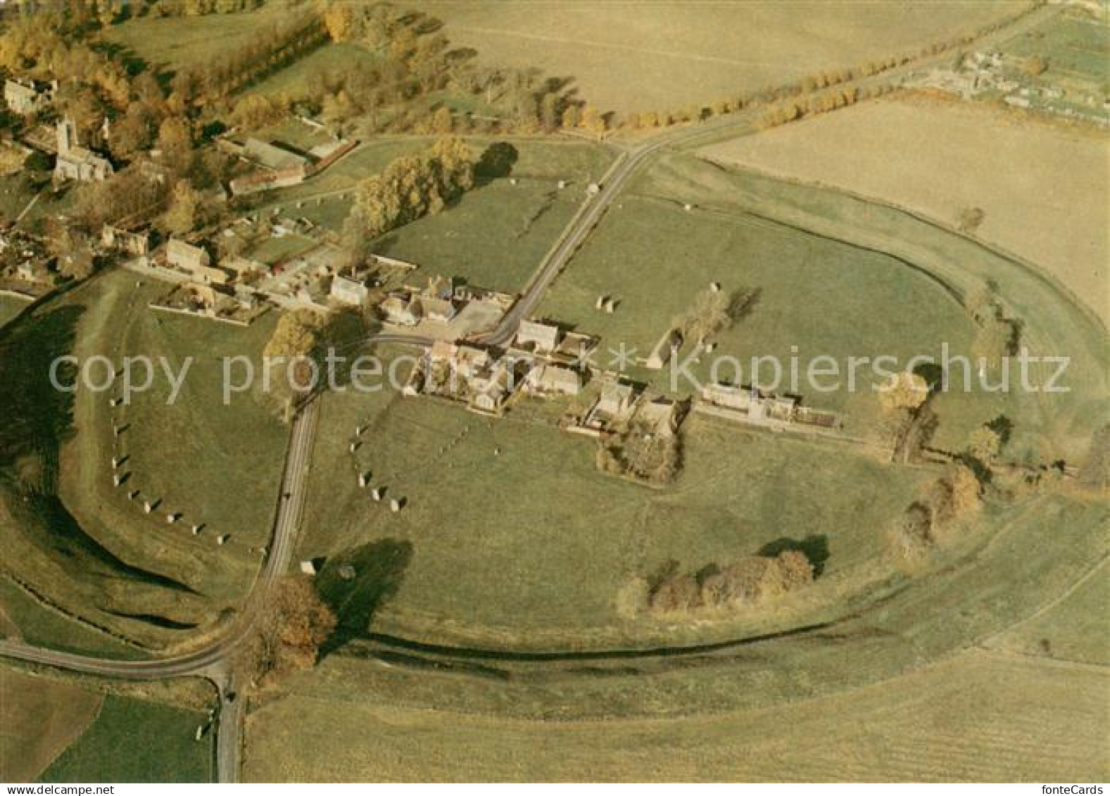 Avebury Wiltshire Fliegeraufnahme