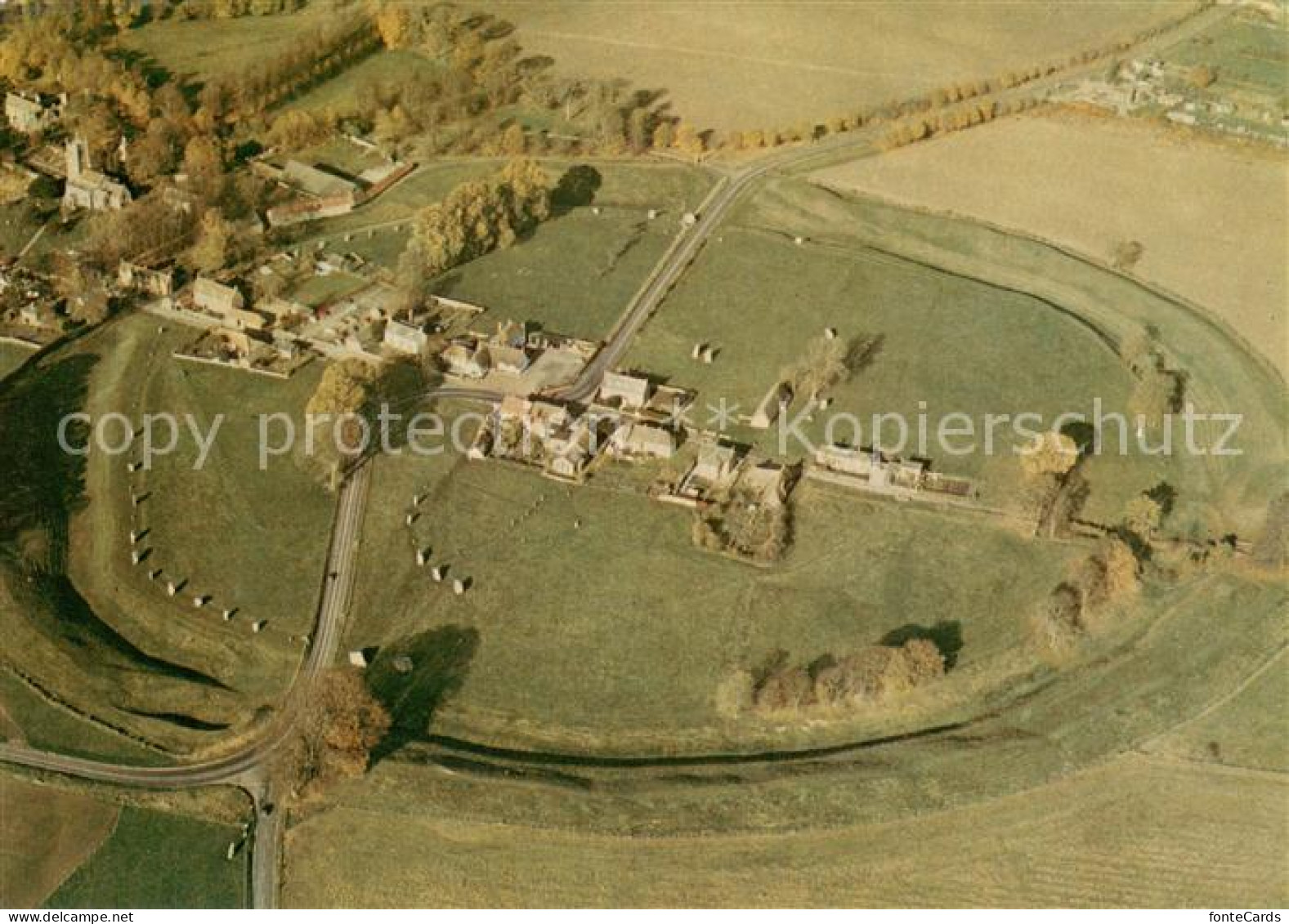 Avebury Wiltshire Fliegeraufnahme