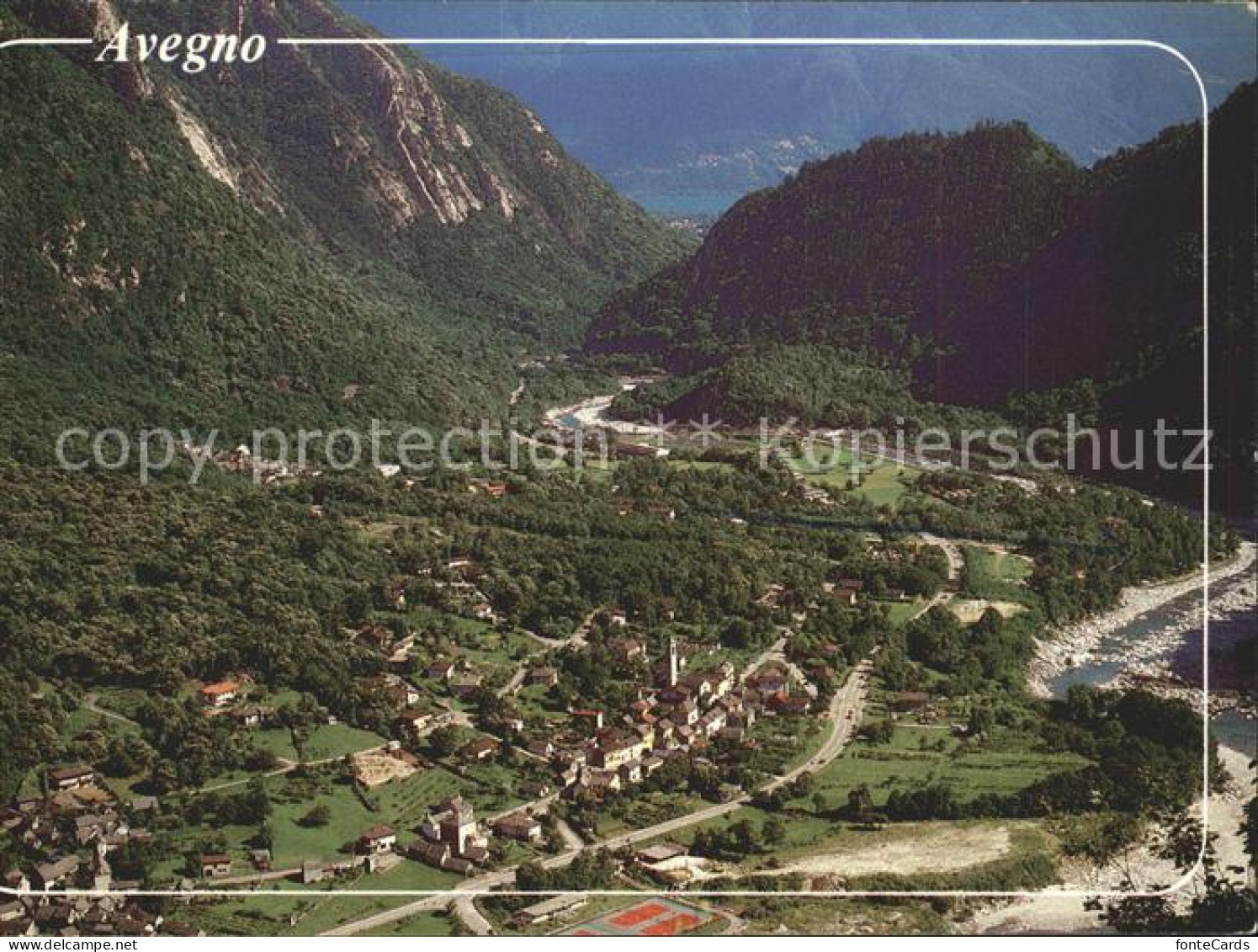 Avegno Valle Maggia Totalansicht