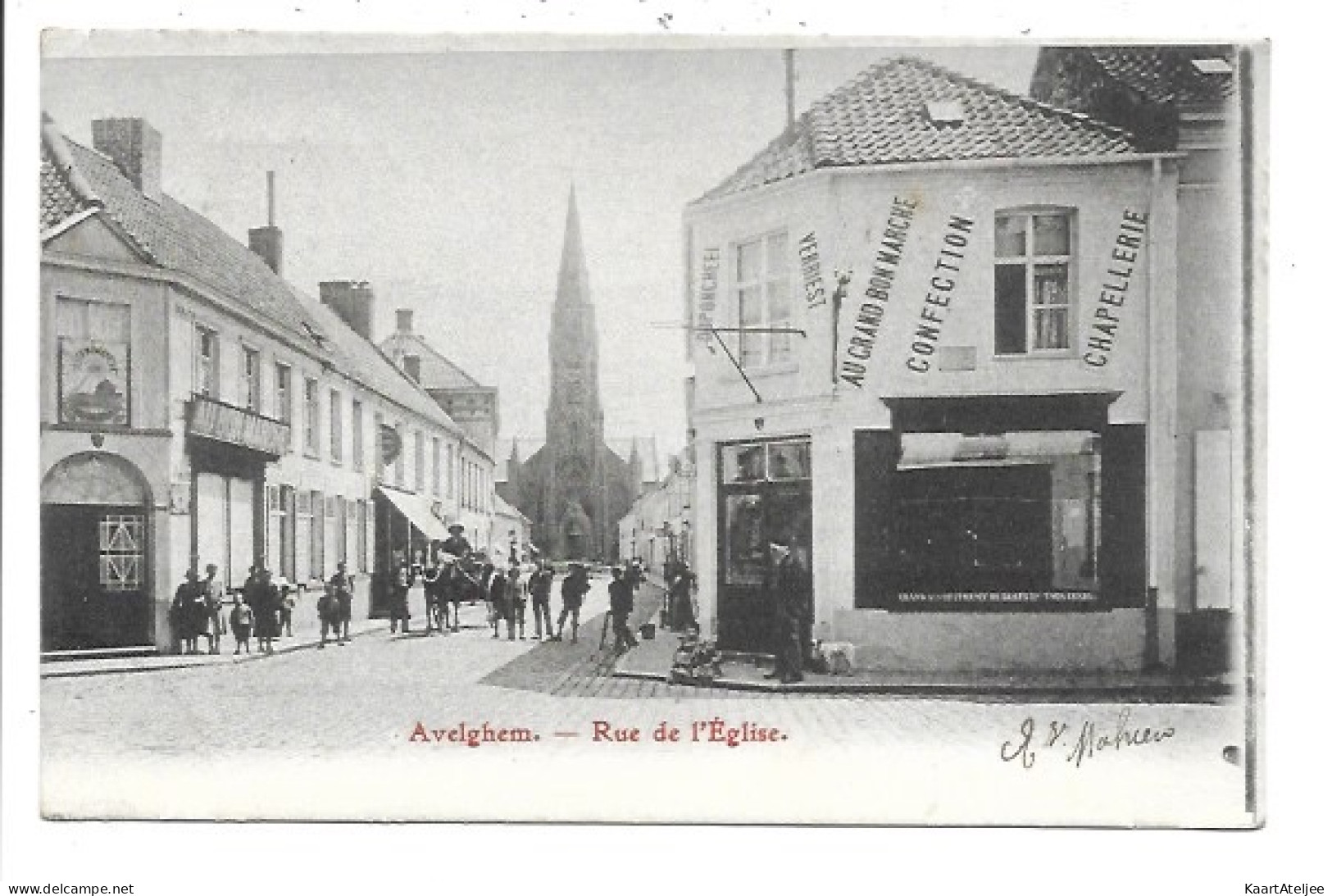 Avelgem - Rue de l'Eglise.