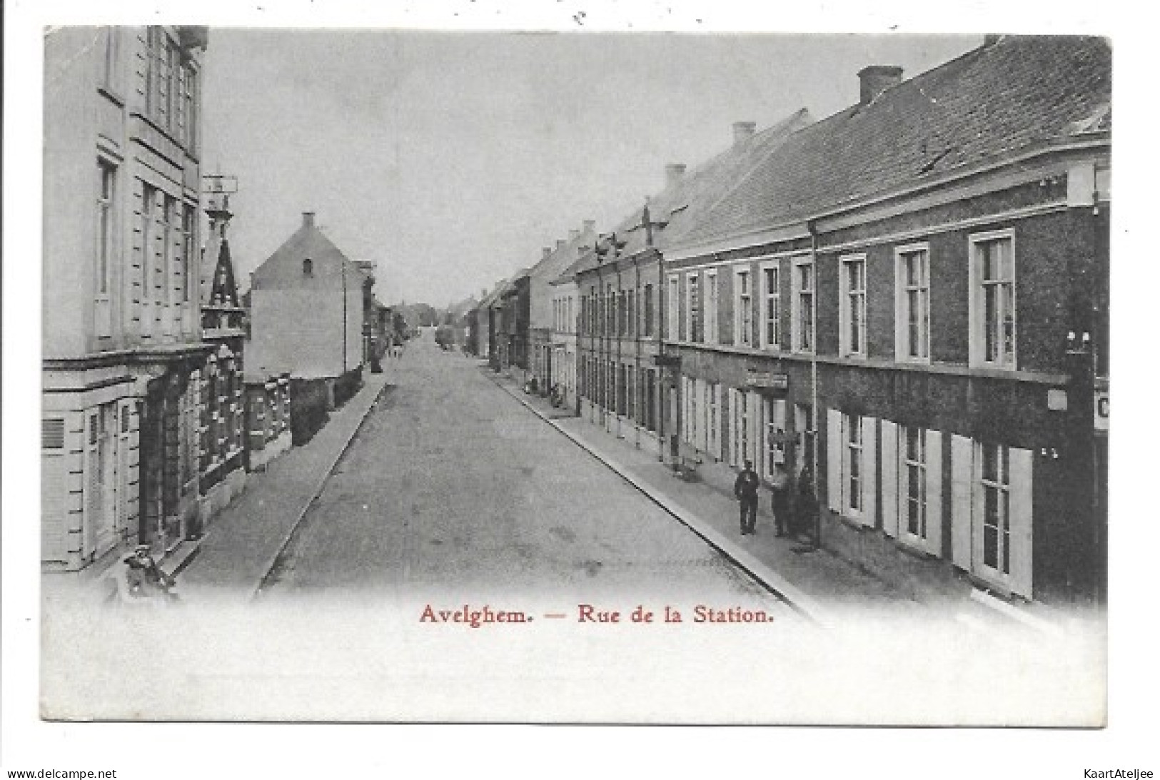 Avelgem - Rue de la Station.
