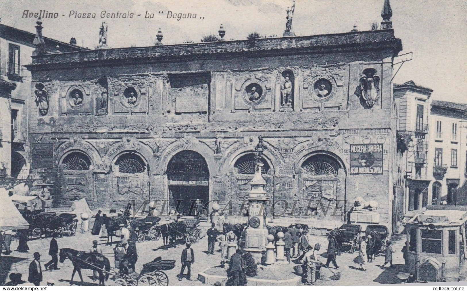 AVELLINO:  Piazza Centrale - La "Dogana"