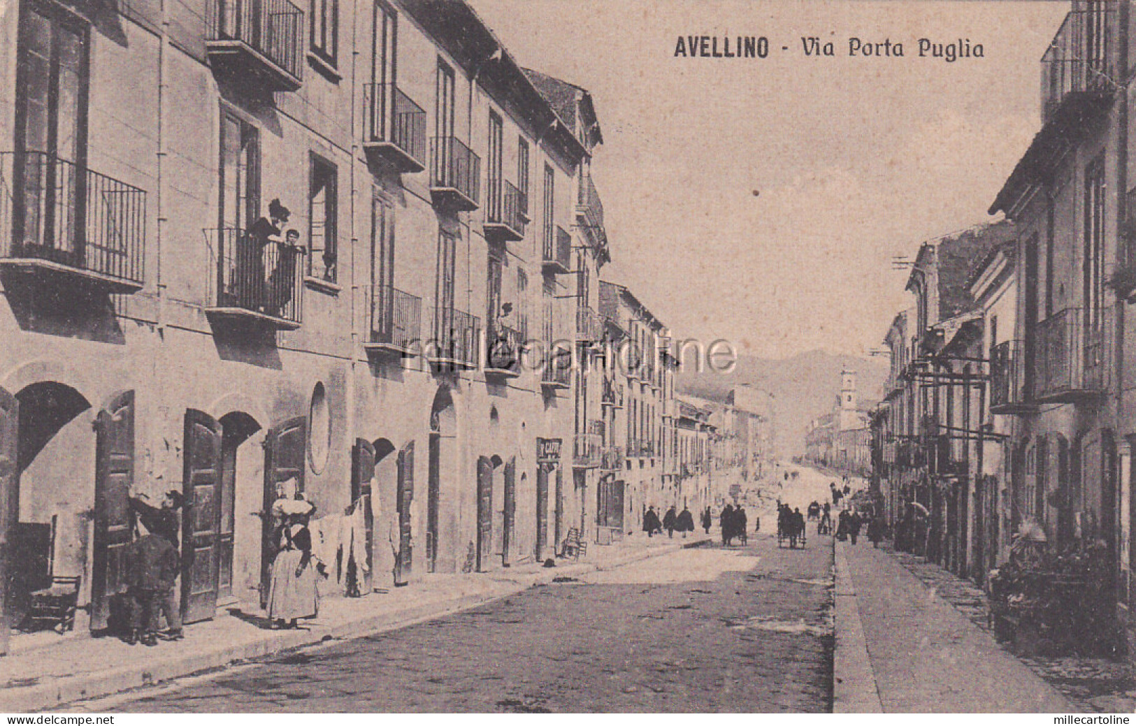 * AVELLINO - Via Porta Puglia 1912