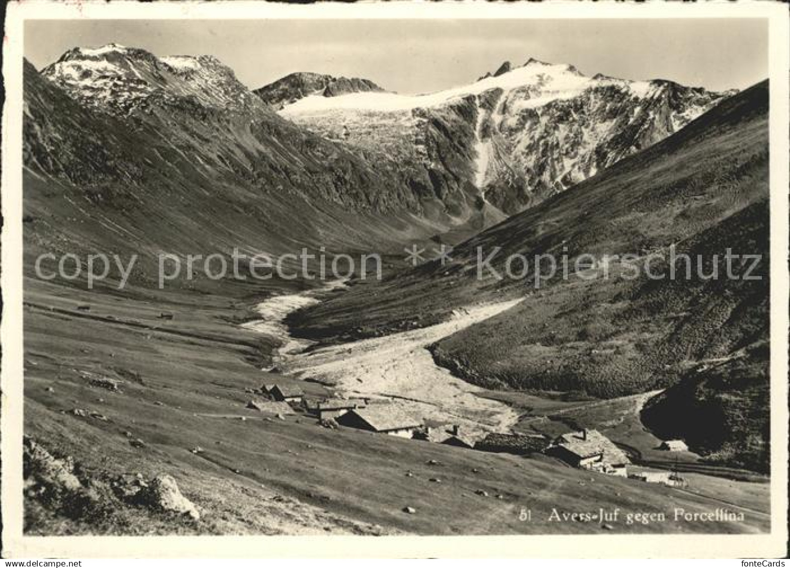 Avers mit Porcellina