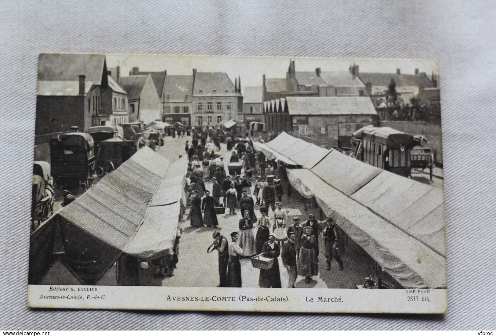 Avesnes le Comte, le marché, Pas de Calais 62