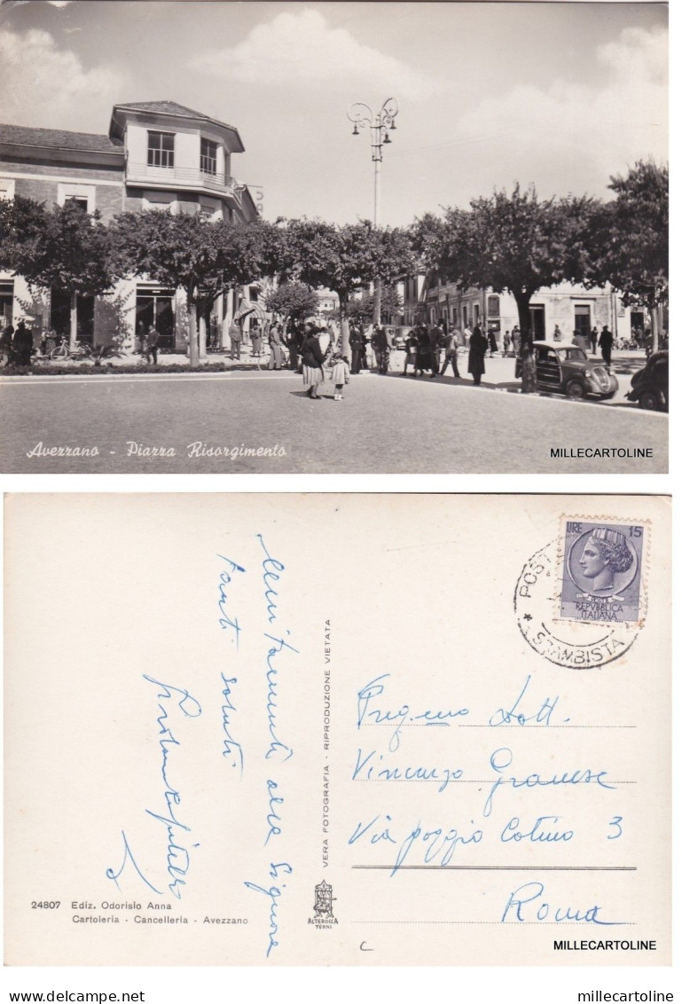 # AVEZZANO: PIAZZA RISORGIMENTO   1960