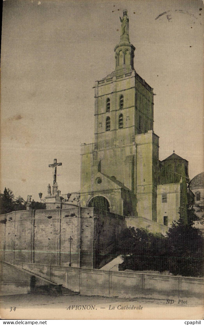 Avignon CPA La cathedrale