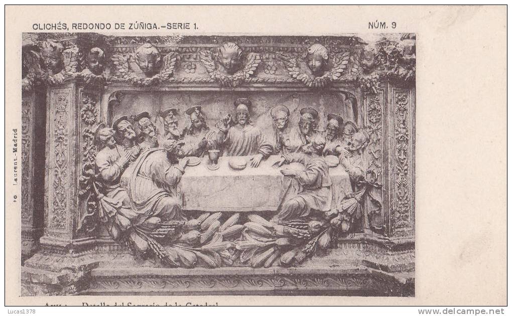 AVILA / DETALLE DEL SAGRARIO DE LA CATEDRAL / NO DIVIDIDO