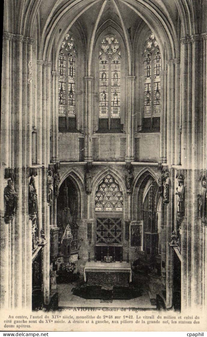Avioth CPA Choeur de l'eglise