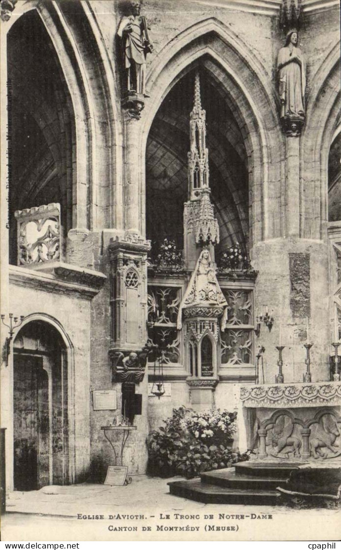 Avioth - Eglise - Le Tronc de Notre dame - CPA