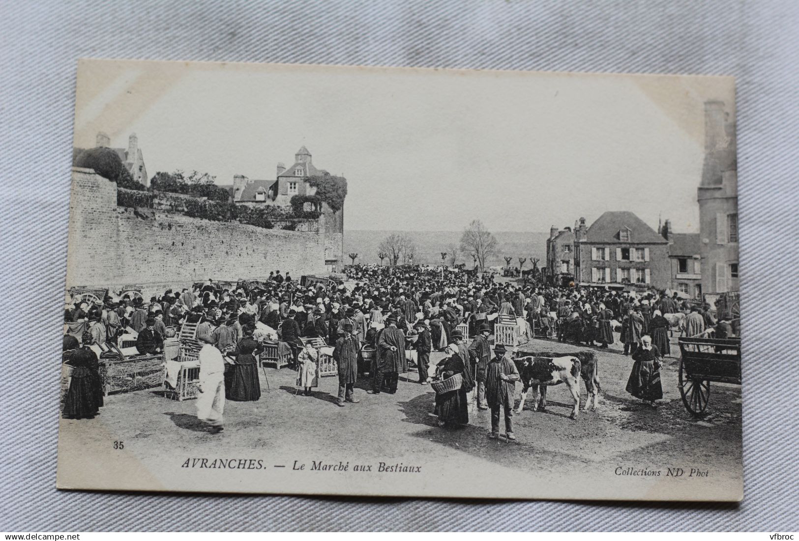 Avranches, le marché aux bestiaux, Manche 50