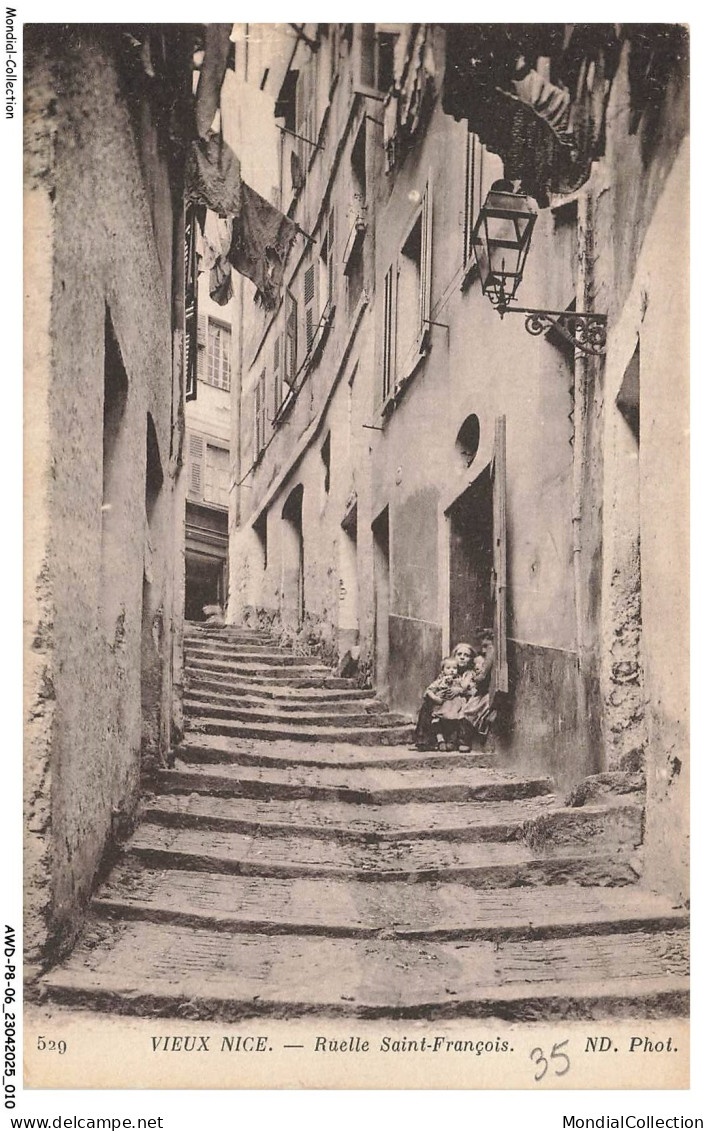 AWDP8-0551-06 - VIEUX-NICE - Ruelle saint-françoise