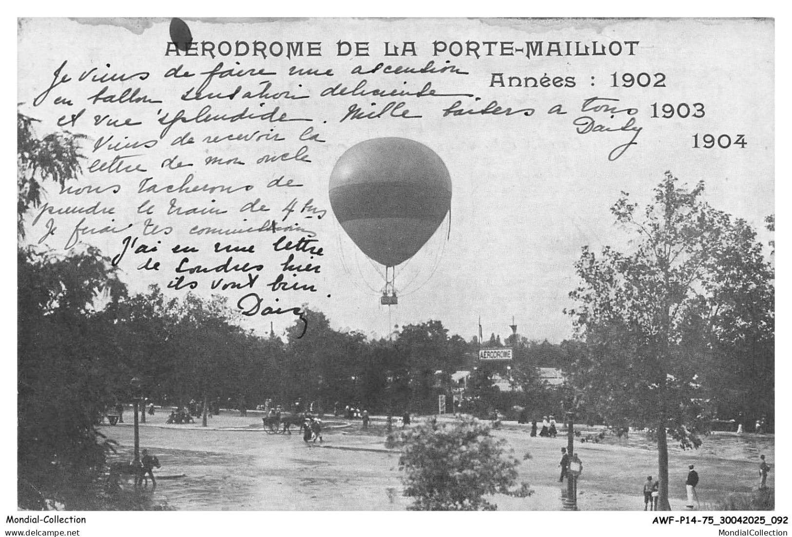 AWF-P14-1048-75 - PARIS - Aerodrome de la porte-maillot