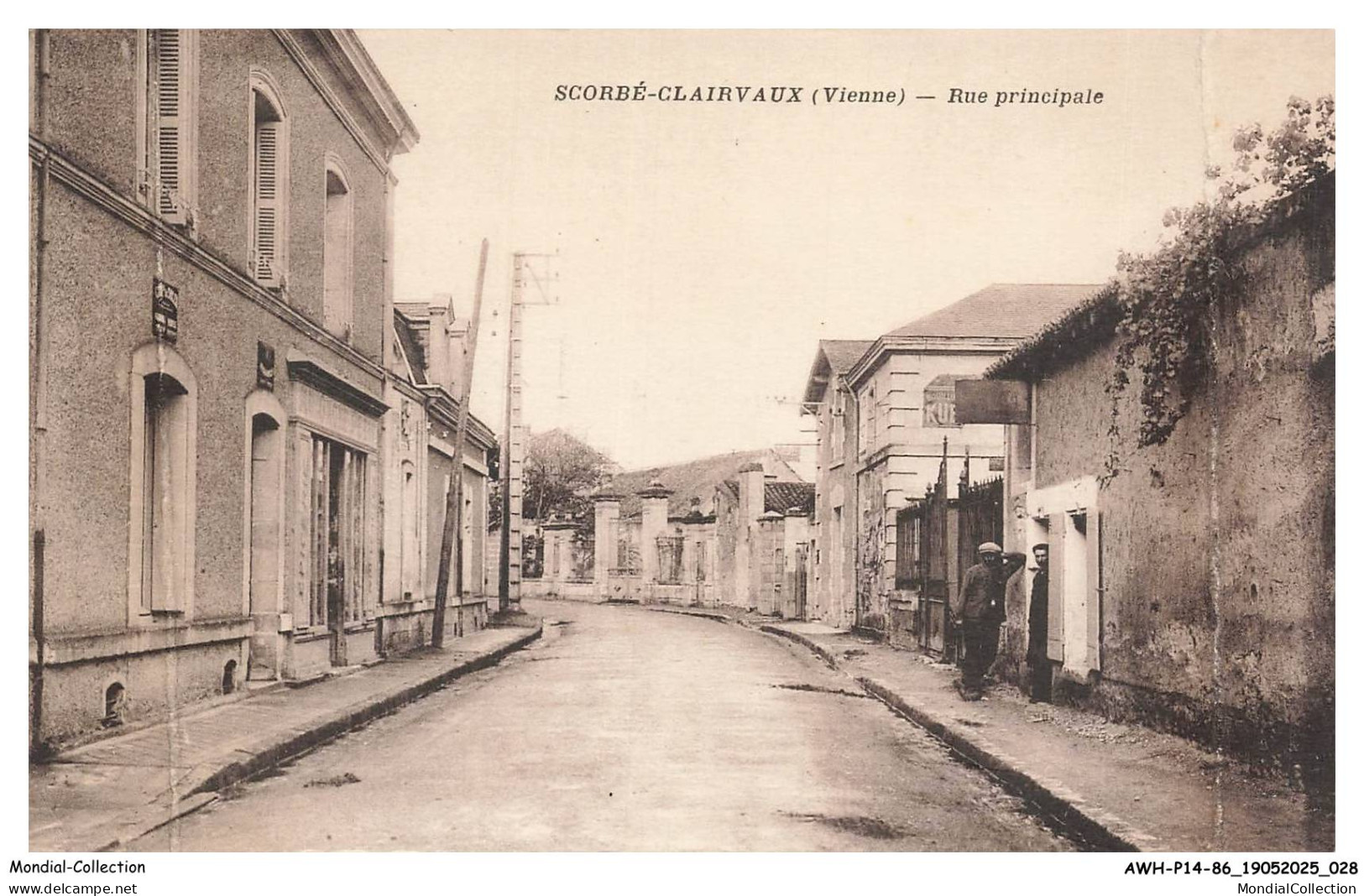 AWHP14-0916-86 - SCORBE-CLAIRVAUX - Rue principale