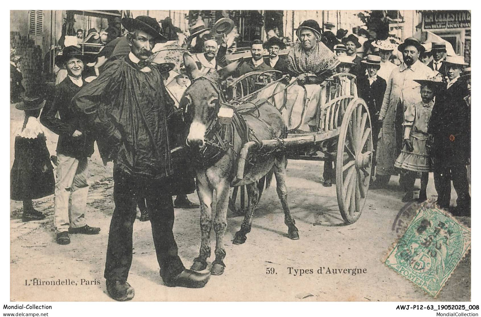 AWJP12-0921-63 - AUVERGNE - types d'auvergne