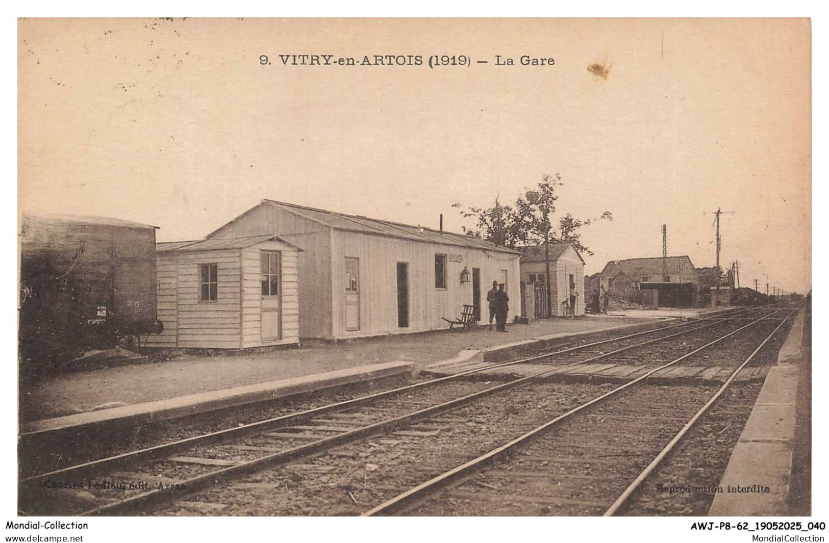 AWJP8-0594-62 - VITRY-EN-ARTOIS - La gare