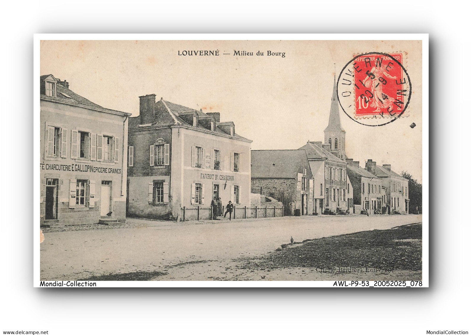 AWLP9-0628-53 - LOUVERNE - Milieu du bourg