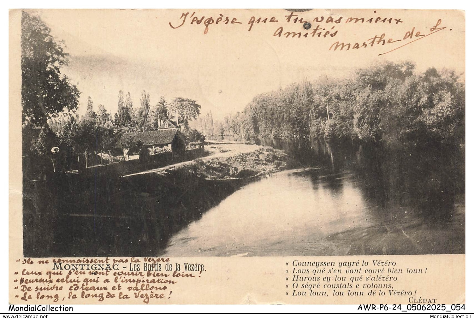 AWRP6-0329-24 - MONTIGNAC-SUR-VEZERE - Les bords de la veneze