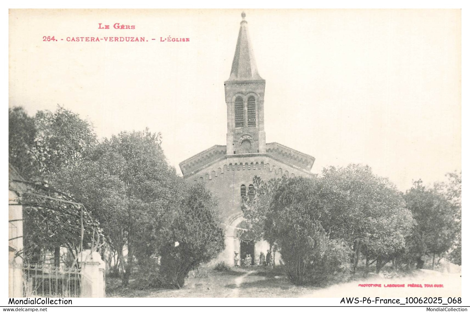 AWSP6-0373-32 - CASTERA-VERDUZAN - L'Eglise