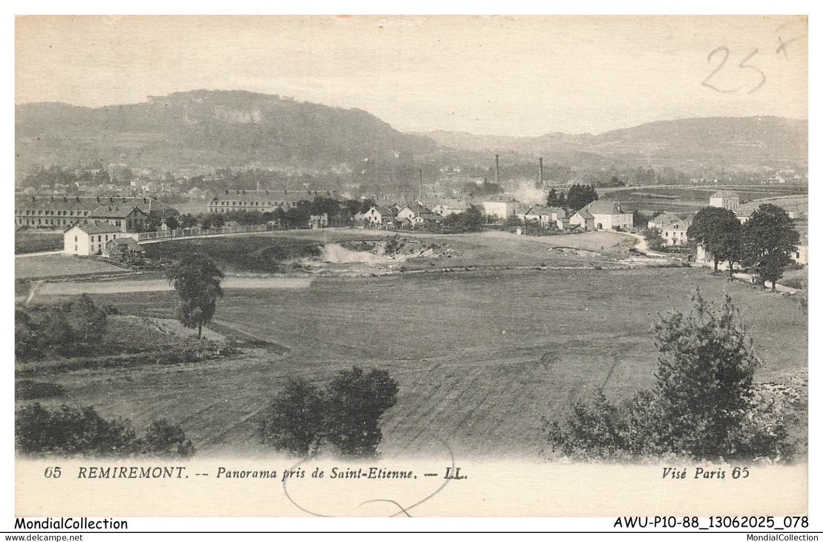 AWUP10-0695-88 - REMIREMONT - Panorama pris de saint-etienne