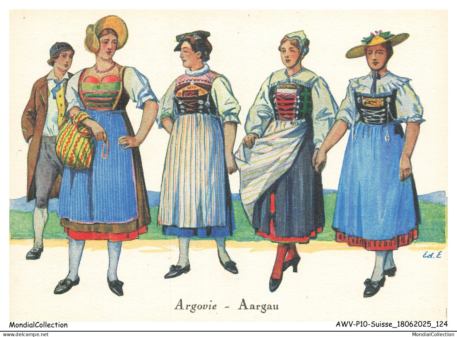 AWVP10-0876-SUISSE - ARGOVIE - Scenes - Costumes