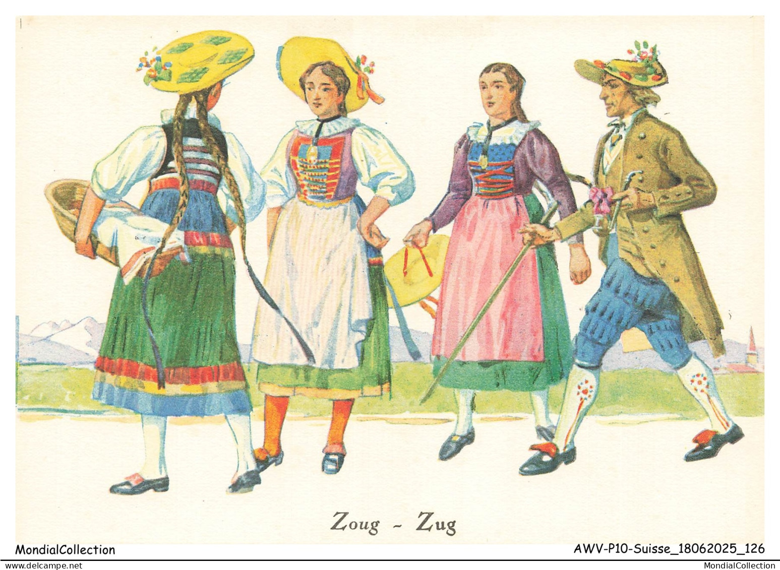 AWVP10-0877-SUISSE - ZOUG - Scenes - Costumes