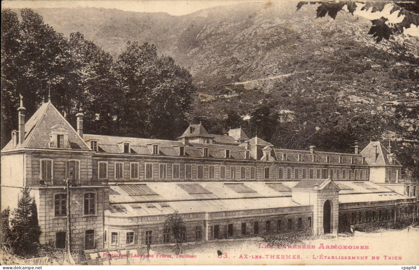 Ax les Thermes CPA L'etablissement du TRion